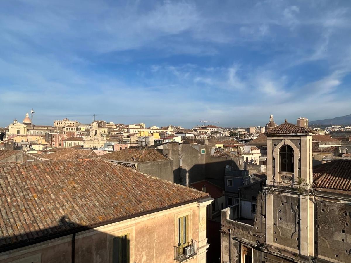Апартаменты La Terrazza Di Sant'Agata Катания Экстерьер фото