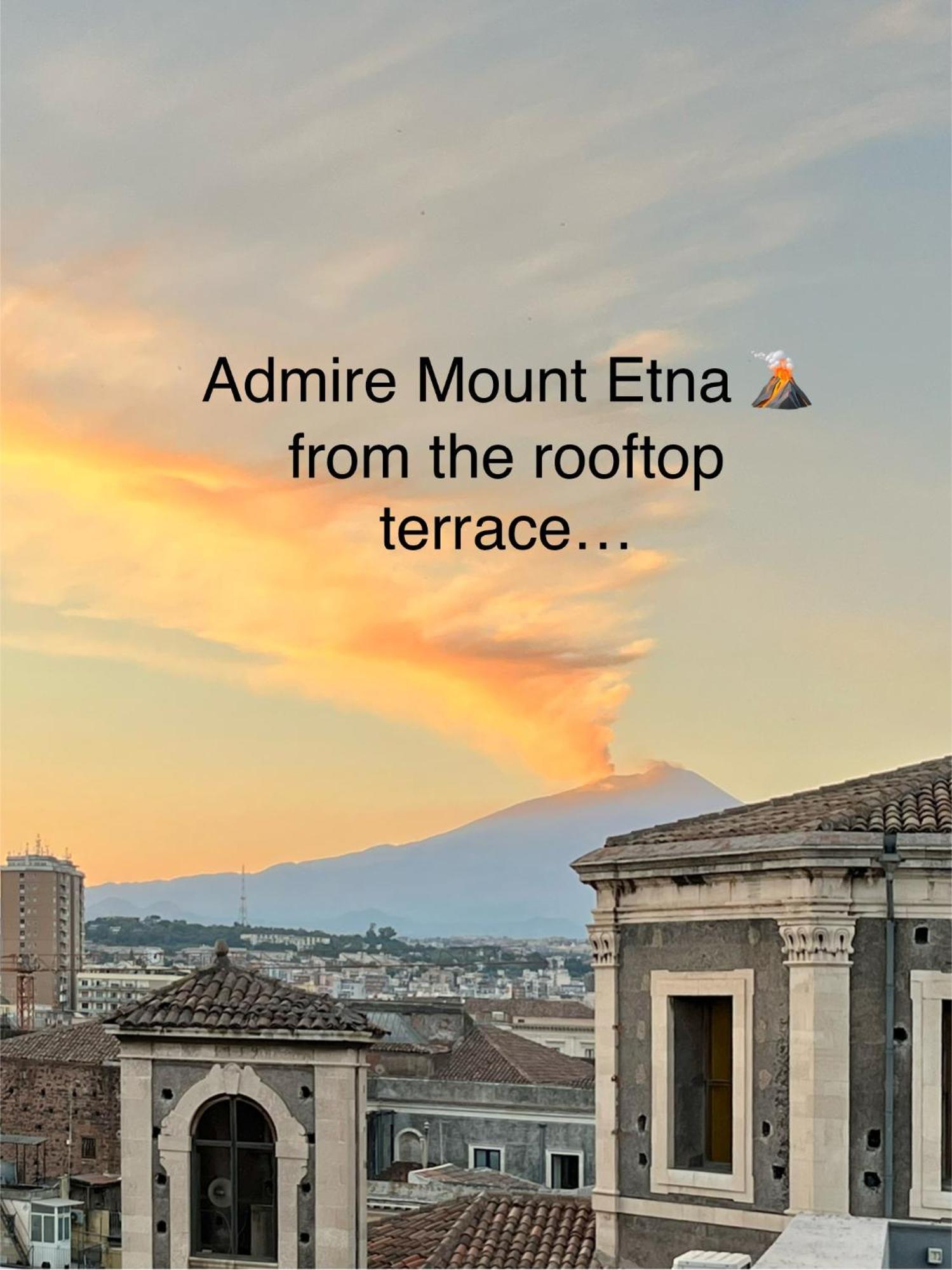 Апартаменты La Terrazza Di Sant'Agata Катания Экстерьер фото