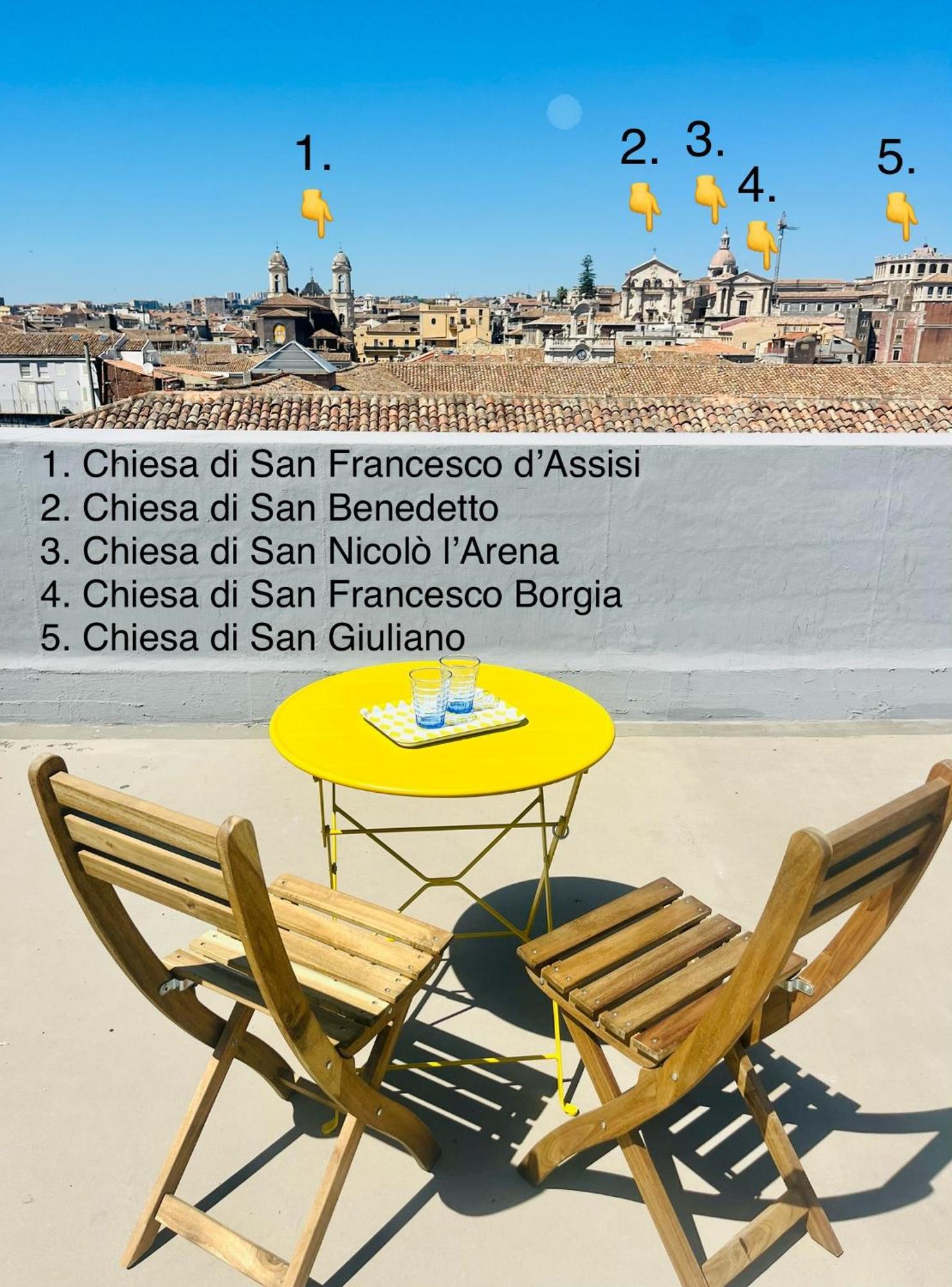 Апартаменты La Terrazza Di Sant'Agata Катания Экстерьер фото